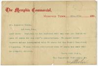 Norbert Badin papers. Financial correspondence. Folder 02-10, 1890-1934.