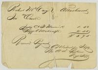 William T. Johnson and family papers. Legal and financial documents. Folder 01-26, approximately 1850-1929.