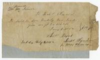 William T. Johnson and family papers. Legal and financial documents. Folder 01-19, 1850-1854.