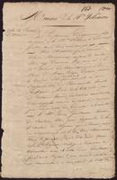 Indenture of Chere Bomaneau with Louis Guillaume sponsored by Marie Lacoste, Volume 3, Number 183, 1820 July 19