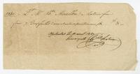 Jean Baptiste Meullion papers. Folder 01-25, 1840 April-May.