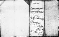 Emancipation petition of the estate of Catherine Andre, Number 62E, 1824.