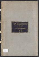 New Orleans tax assessment books. Volume 13, 3rd municipal district, 10th assessment district, Number 1, 1859.