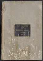 New Orleans tax assessment books. Volume 07, 3rd municipal district, 10th assessment district, Number 1, 1858.