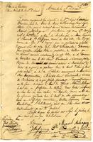 Indenture of Manuel Malago with Corderiolle and Lacroix, Volume 4, Number 181, 1827 March 12