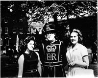 Yeoman Warder and two girls
