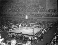 Boxing match in Municipal Auditorium