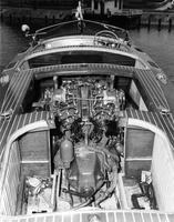 Engine of speedboat Irene M