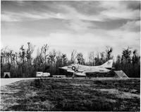 Navy jet at Alvin Callendar Airfield