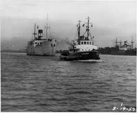 Tug Cycloop with S.S. Contessa in tow