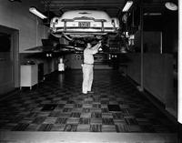 Interior of Service Department, Crescent City Motors, Studebaker Sales and Service