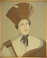Bust of Woman in Breton Hat