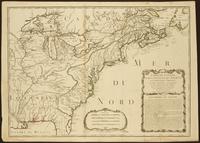 Carte Du Canada Et De La Louisiane Qui Forment La Nouvelle France Et Des Colonies Angloises