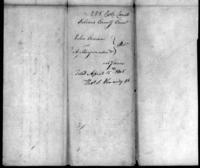Civil suit record no. 286, John Corran v.Arthur Morgan, 1806
