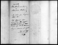 Civil suit record no. 88, Charlotte Lacombe v. Alexander Baudin, 1805