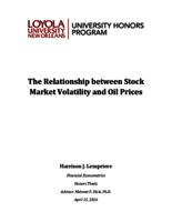 The Relationship between Stock Market Volatility and Oil Prices