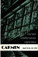 New Orleans Opera Association program; Carmen