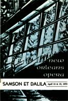 New Orleans Opera Association program; Samson et Dalila