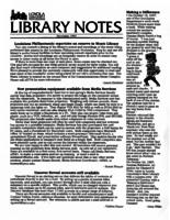 Loyola University New Orleans Library Notes