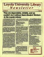 Loyola University New Orleans Library Newsletter New Series, Issue 7
