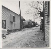 Jane Alley looking from Gravier St. towards Perdido St.