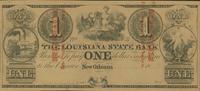 Louisiana State Bank one dollar bill