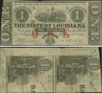 State of Louisiana one dollar bill