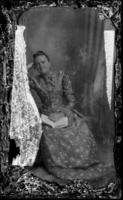 Studio portrait of an unidentified woman