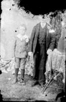 Portrait of an unidentified man and boy