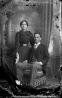 Portrait of an unidentified man and woman