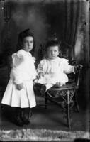 Portrait of two unidentified children