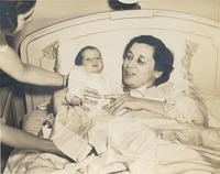 Mrs. Roberta Maestri with new born daughter Hilda Roberta