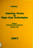 Journal of the American Society of Sugar Cane Technologists, 1988