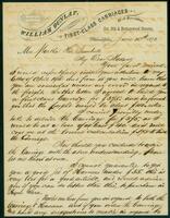 Letter from William Dunlap to Martha H. Turnbull, 1873 June 10