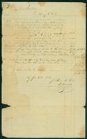 Shipping Agreement from Henry P. Dater to Catherine Turnbull, 1826