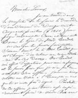 D. Lanaux letter, 1849 Nov. 20