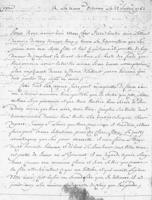 Alexandrine de la Chaise de Pradel letter, 1765 July 12
