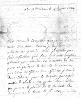 Jean Charles de Pradel letter, 1729 Oct. 4