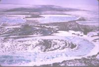 Meltwater on tundra