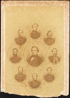 A group portrait of nine people