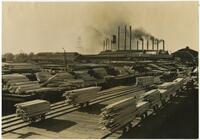 View of Timber Docks, Great Southern Lumber Company.