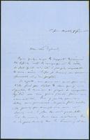 Eugène Dumez letter, 1865 February 17