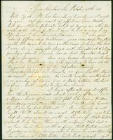 Stephen Ellis letter, 1852 October 28