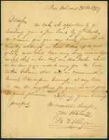 William J. Bryan letter, 1837 Oct. 25