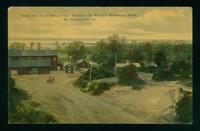View from High School Hill, Feliciana Oil Mill and Mississippi River, St. Francisville, La