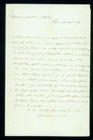 Amélie Duplantier to Antoine Allard Duplantier and Henriette Paris d’Avancourt de Treffonds Duplantier, 1841 Apr. 12;  J.C. to Madame Allard Duplantier, undated