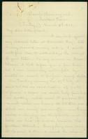Letter from Francis Palms to Henrietta Lauzin, 1862 Mar. 09