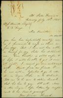 Letter from Frank Babin to Henrietta Lauzin, 1865 July 18