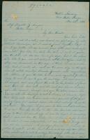 Letter from Frank Babin to Henrietta Lauzin, 1866 Nov. 23