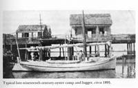 Late-19th century oyster camp
